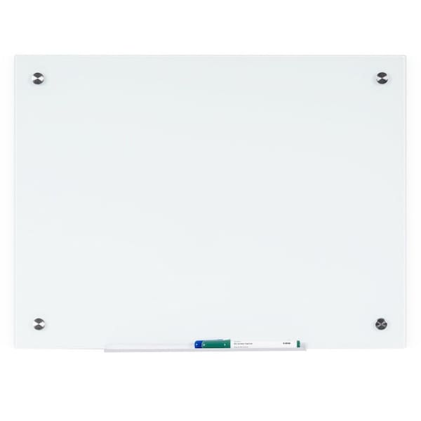 Dry-Erase Board, Magnetic, 24"Wx1/4"Lx36"H, White